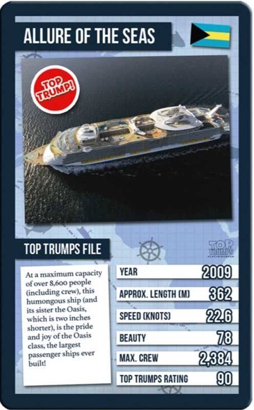 cruise ship top trumps