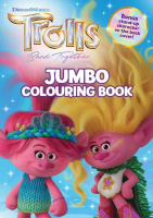 Wholesalers of Trolls 3 Jumbo Colouring Book toys image