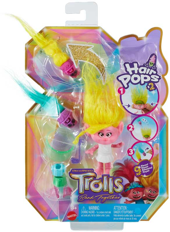 Wholesalers of Trolls Small Doll Hair Pops Surprise Viva toys