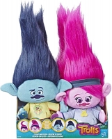 Wholesalers of Trolls Stylin Hair Plush Asst toys Tmb