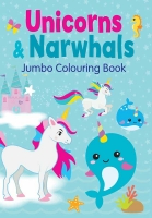 Wholesalers of Unicorns And Narwhals Jumbo Colouring Book toys image