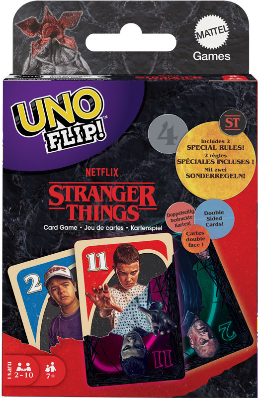 Wholesalers of Uno Flip Stranger Things toys
