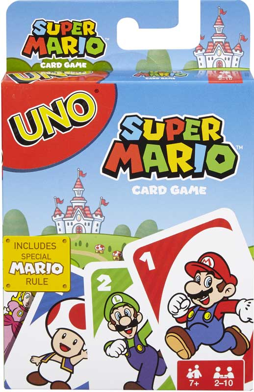 UNO Super Mario by Mattel Family Card Game Brand New UK Stock 
