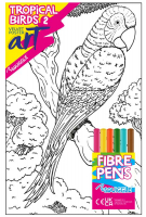 Wholesalers of Velvet Poster Art Tropical Birds Assorted toys image 2