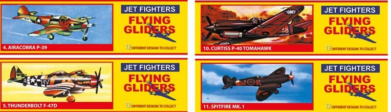 WW2 World War 2 12 x Toy Foam Gliders war Planes Spitfire Mitsubishi Zero Focke