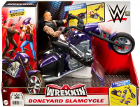 Wholesalers of Wwe Wrekkin Snag N Drag Slam Cycle toys image